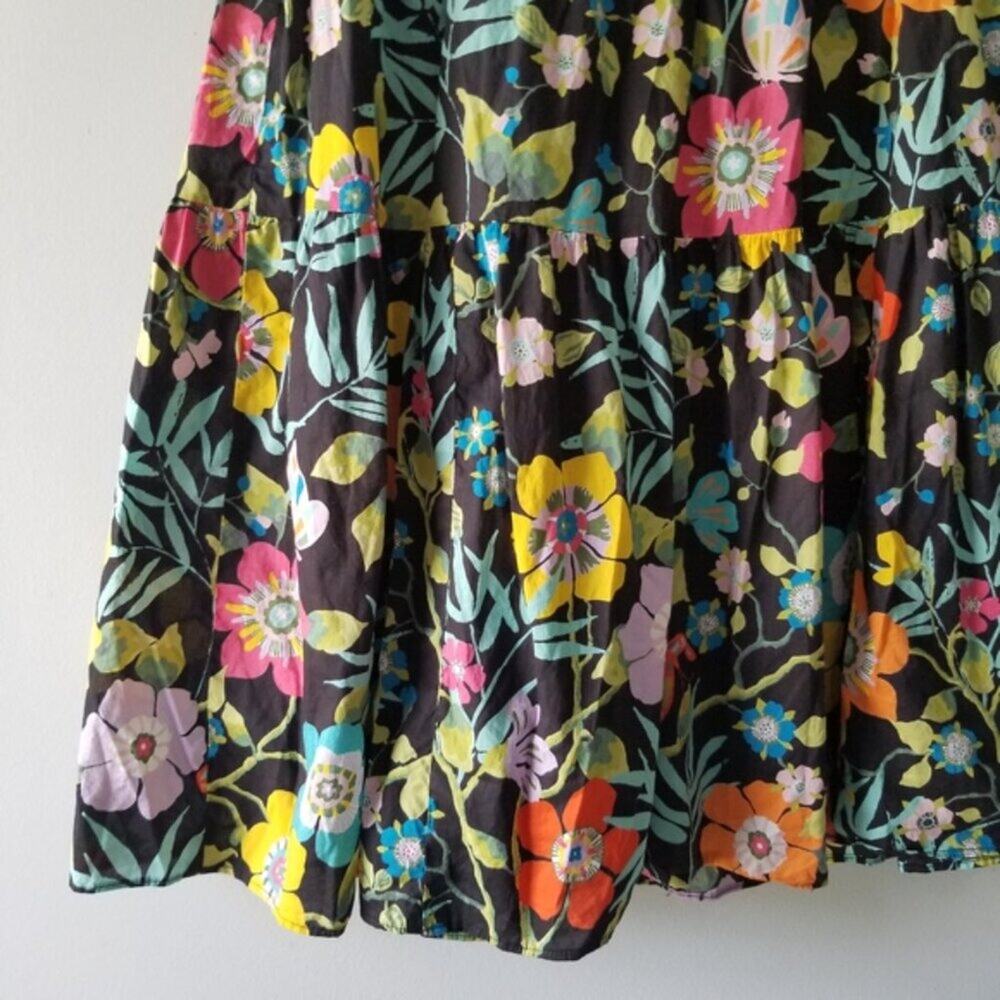 J.Crew Liberty London Tawna Pavilion Tiered Midi Floral Skirt XS 0 Cottage 90s - Picture 5 of 10